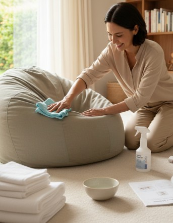 Sitzsack reinigen und pflegen